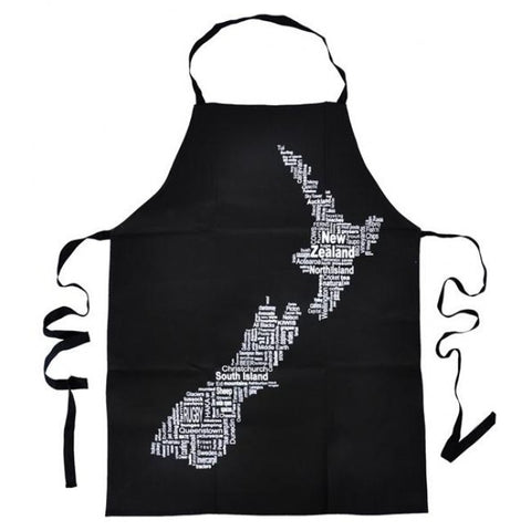 New Zealand Typography Apron